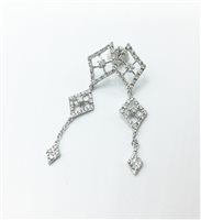 Orecchini Recarlo Donna in Oro bianco Diamante 0.75 Ct ZQ 877/B - ZQ 877/B